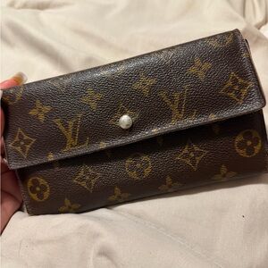 Louis Vuitton Dark Brown Monogram Clutch